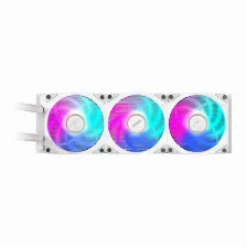 Enfriamiento Liquido Gigabyte Aorus Waterforce X Ii 360 Ice, Intel 1200/1700, Amd Am5/am4, 3x 120mm, Blanco